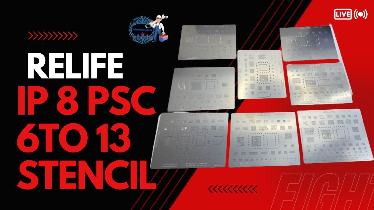 stencil iphone|6to13 stencil apple|RL044|IP SERIES CPU INTEGRATED STEEL STENCIL SET/8 PIECES/IP6-13 RELIFE IP SERIES CPU INTEGRATED STEEL STENCIL SET/8 PIECES/IP6-13 SERIES RL-044 IP